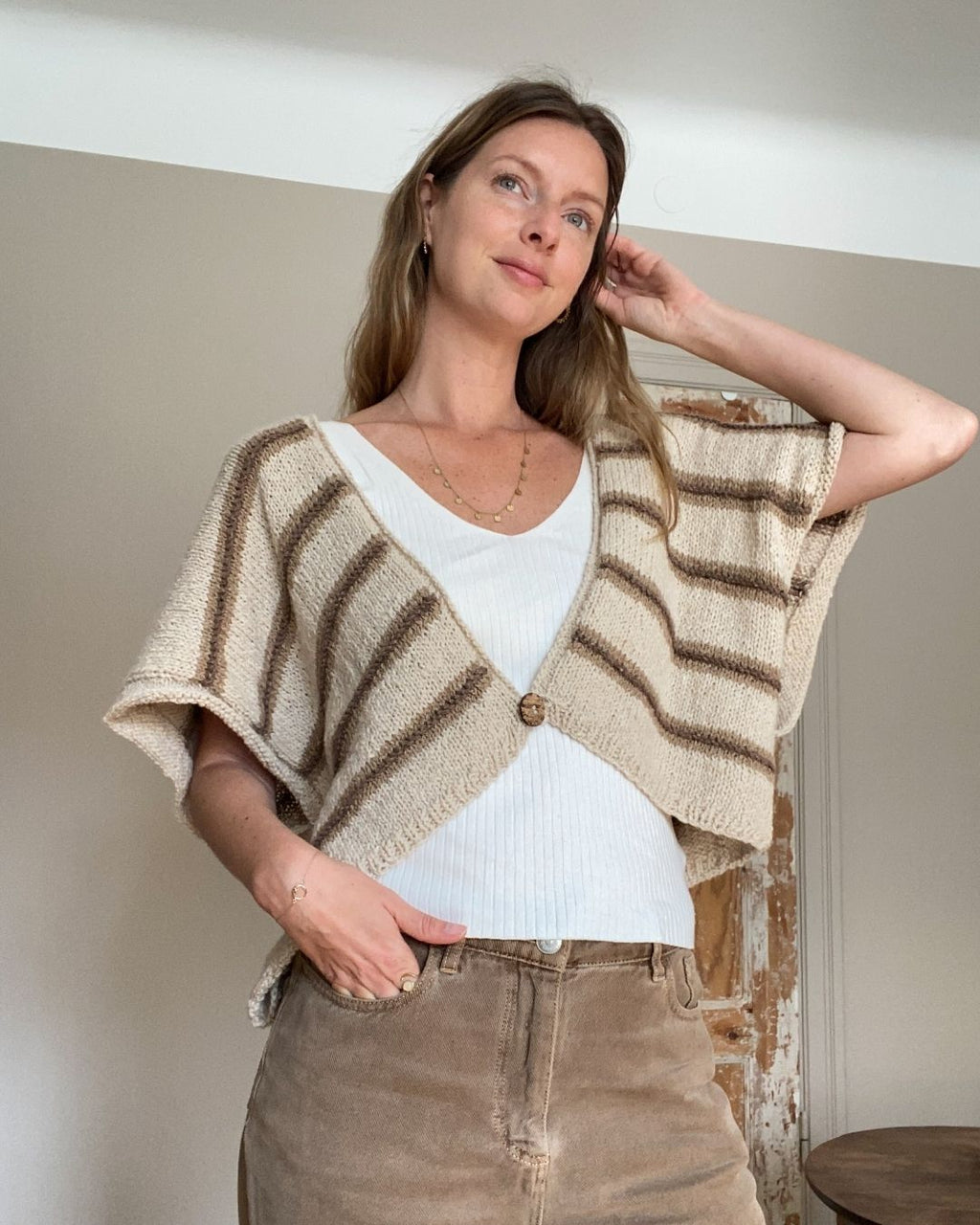 Boho Stripe Vest (ENG)