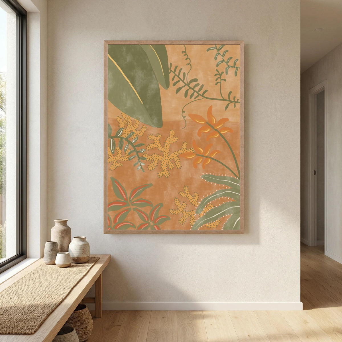 Tropical Landscape Poster 