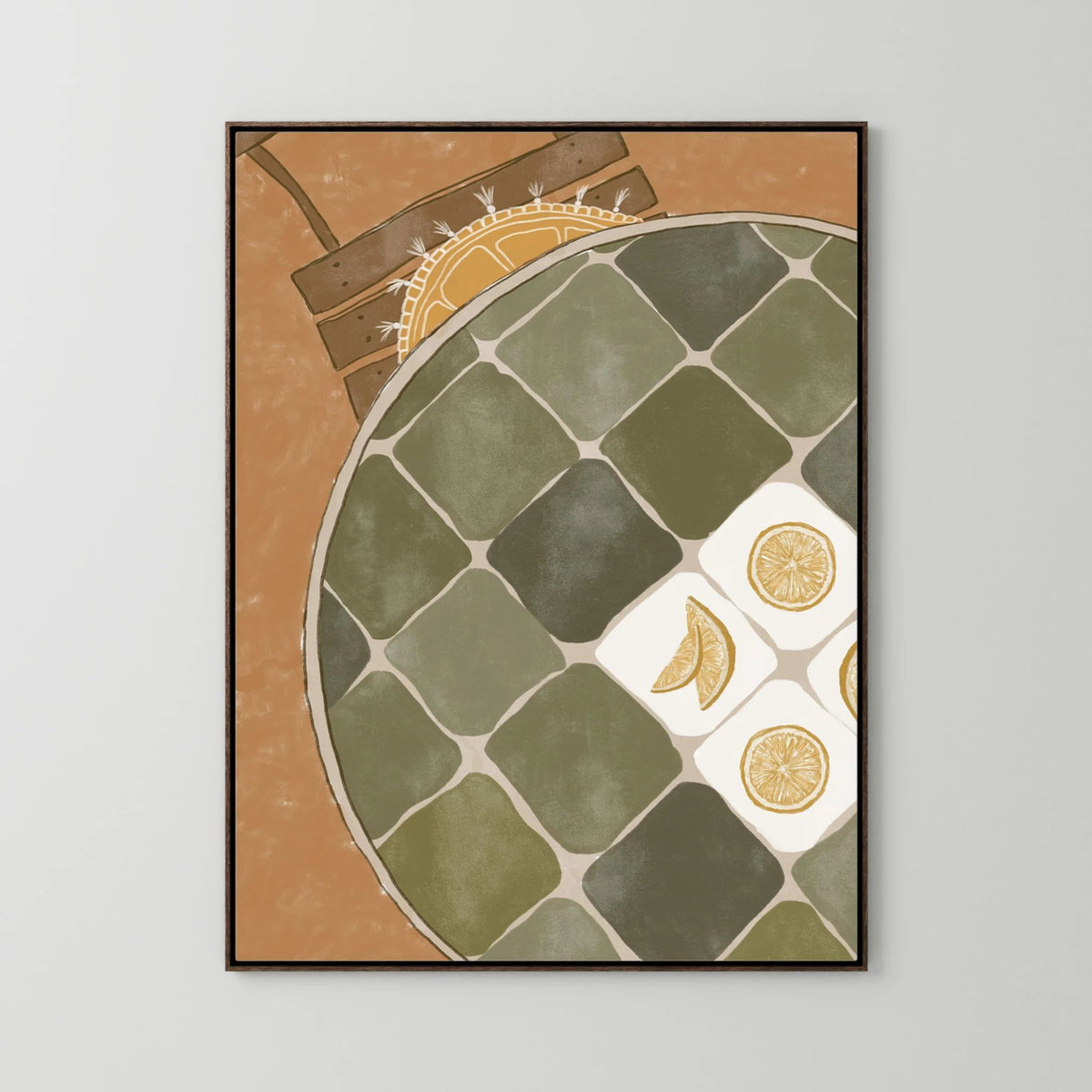 Lemon Tabletop Canvas