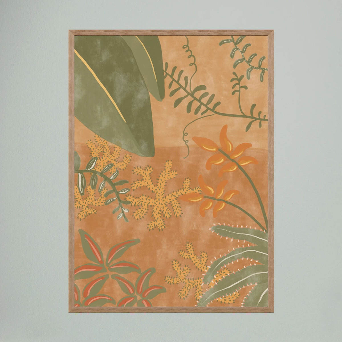 Tropical Landscape Poster 