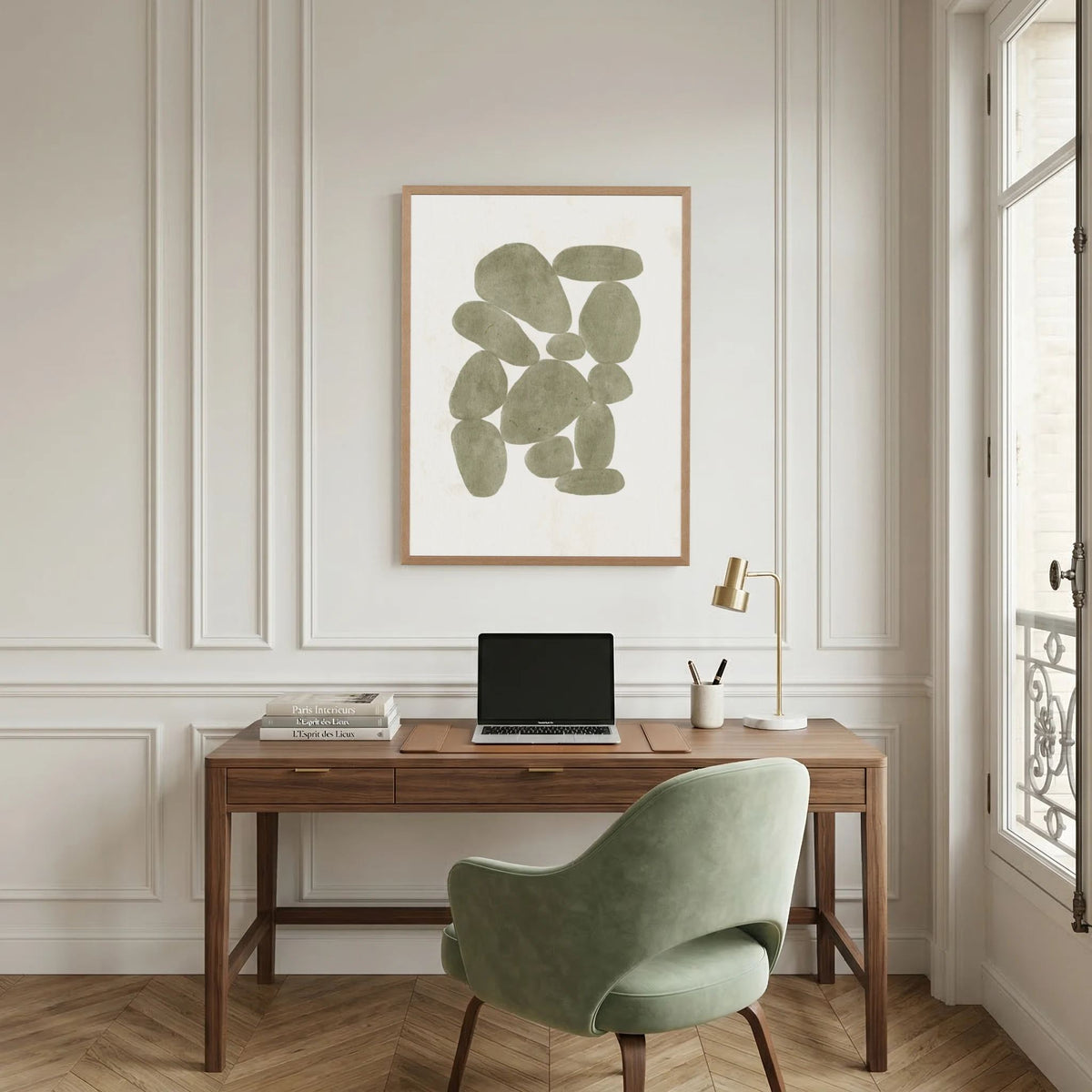 Stones Moss Poster