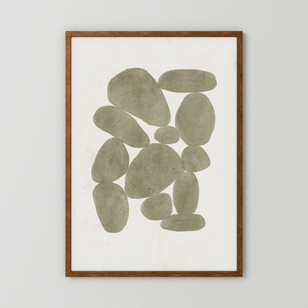 Stones Moss Poster