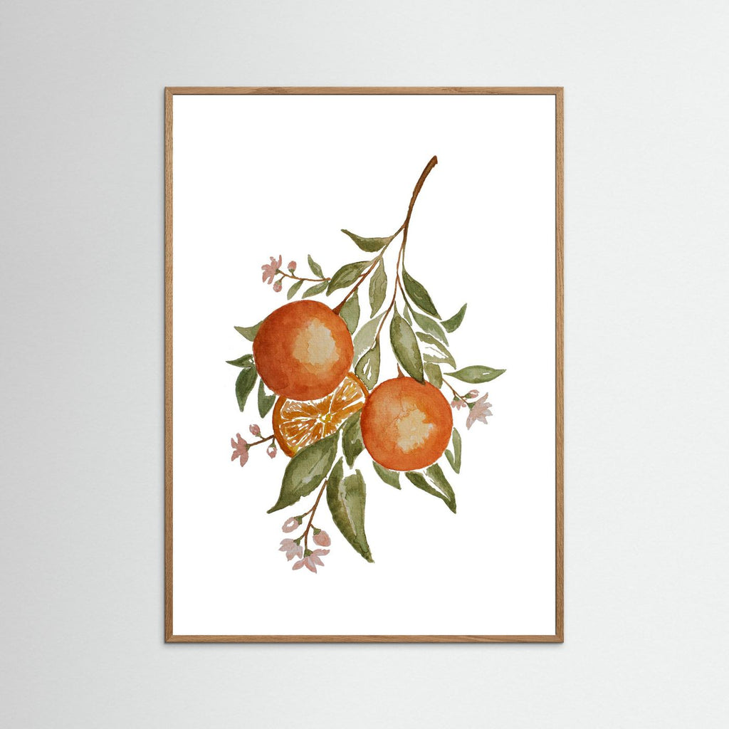 Orange Branch Poster