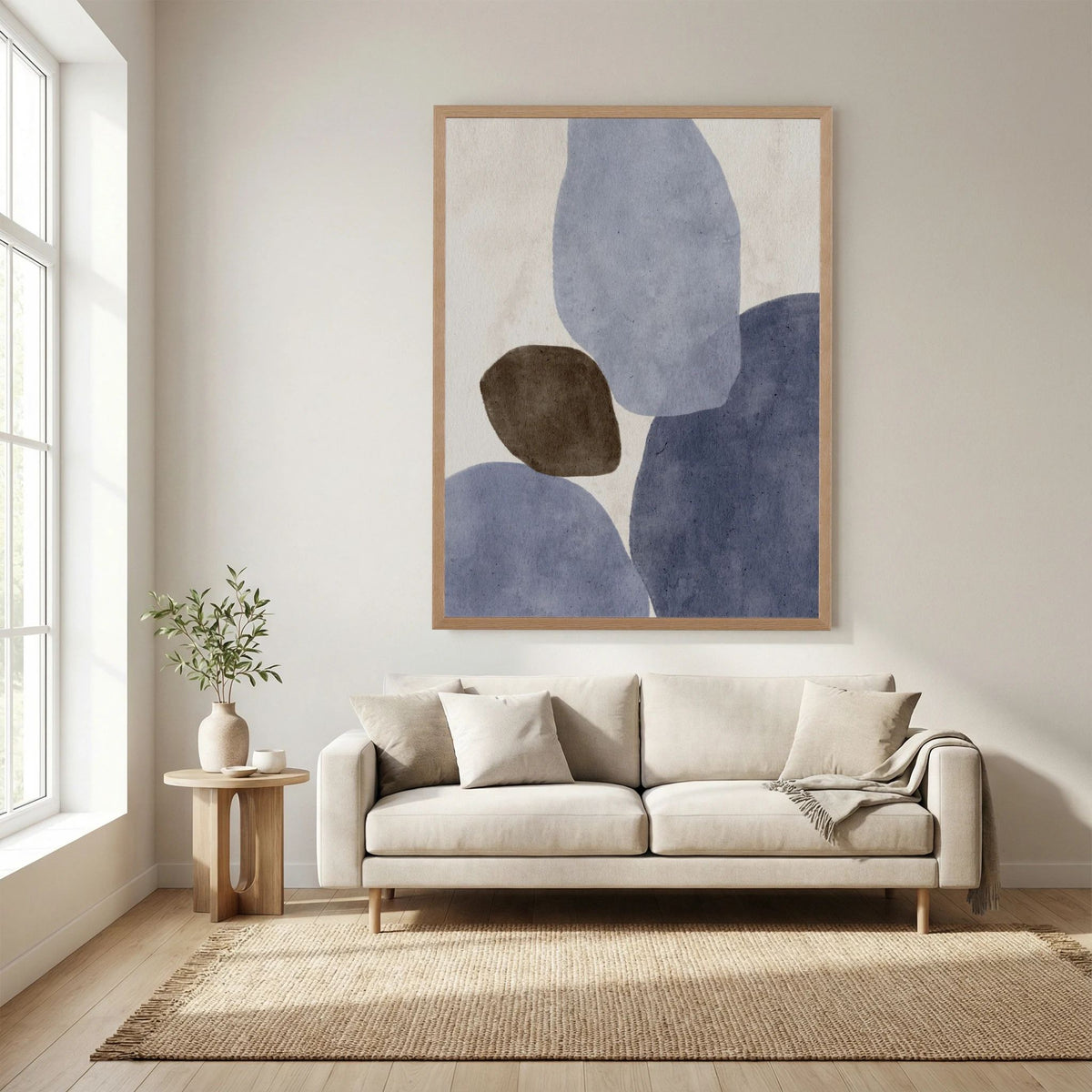 Balance Blue Poster