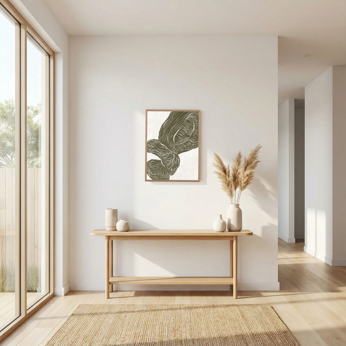 Abstract Olive Poster