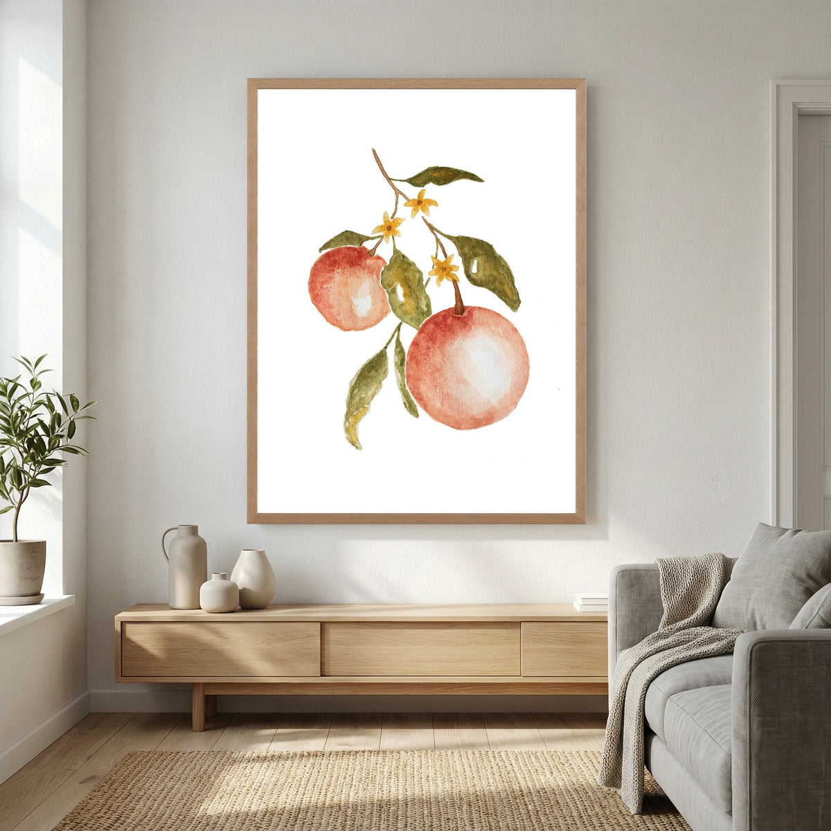 Pink Grape Poster