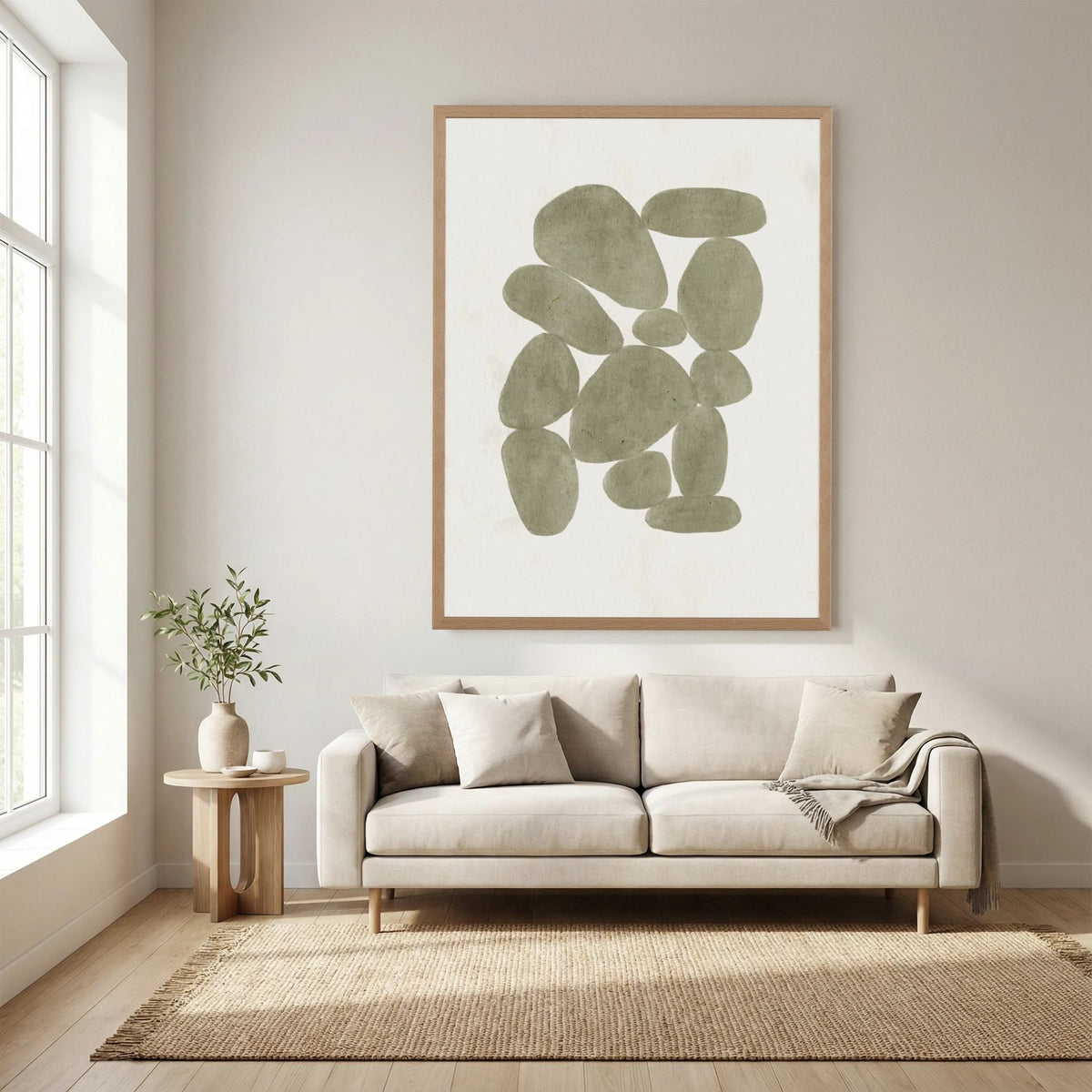 Stones Moss Poster