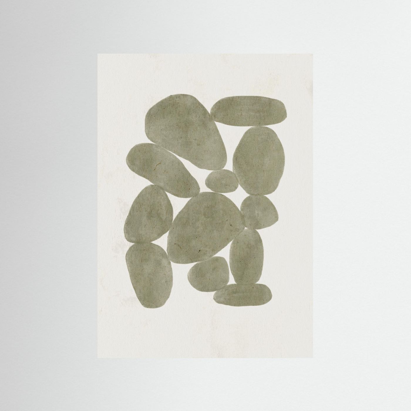 Stones Moss Poster
