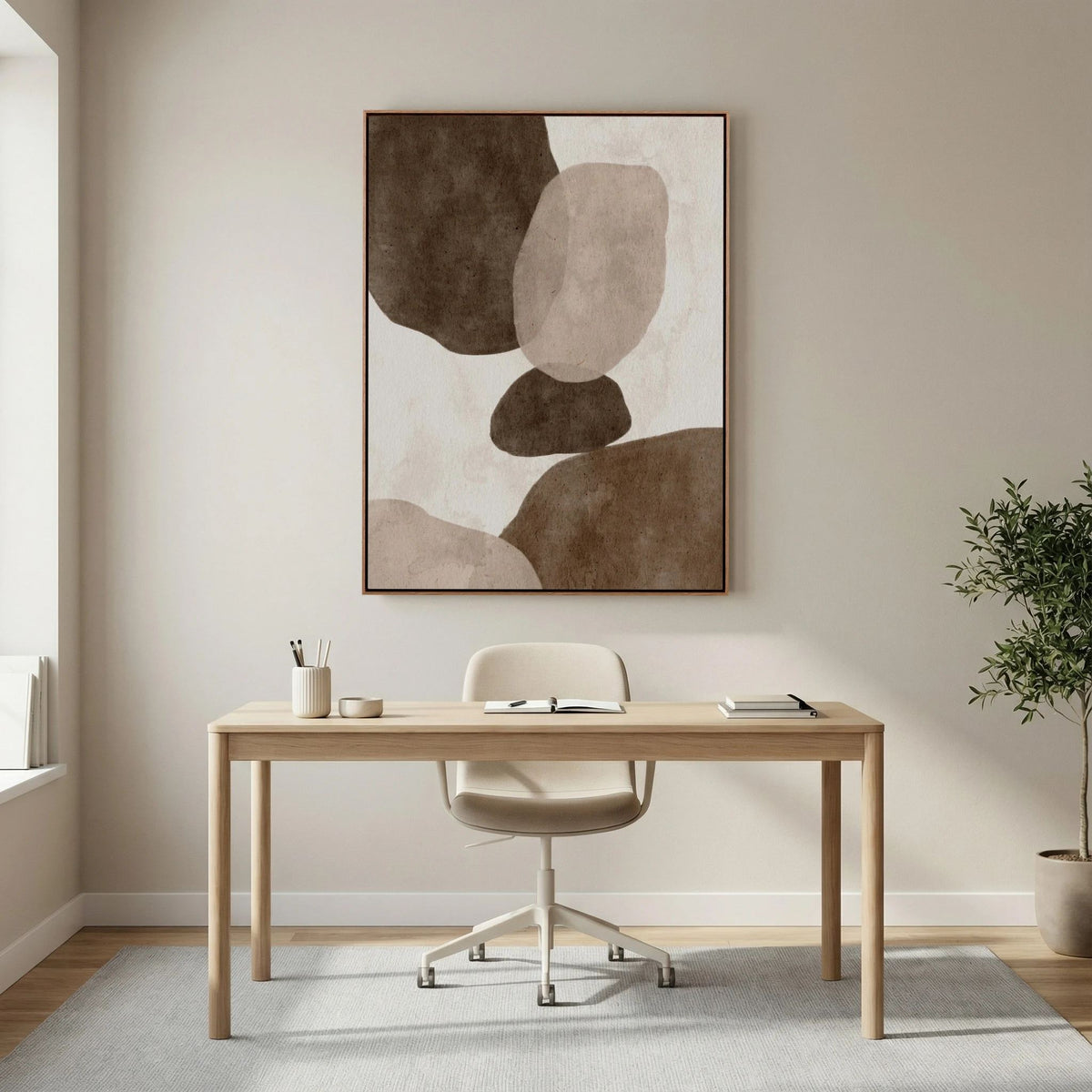 Balance Brown Canvas