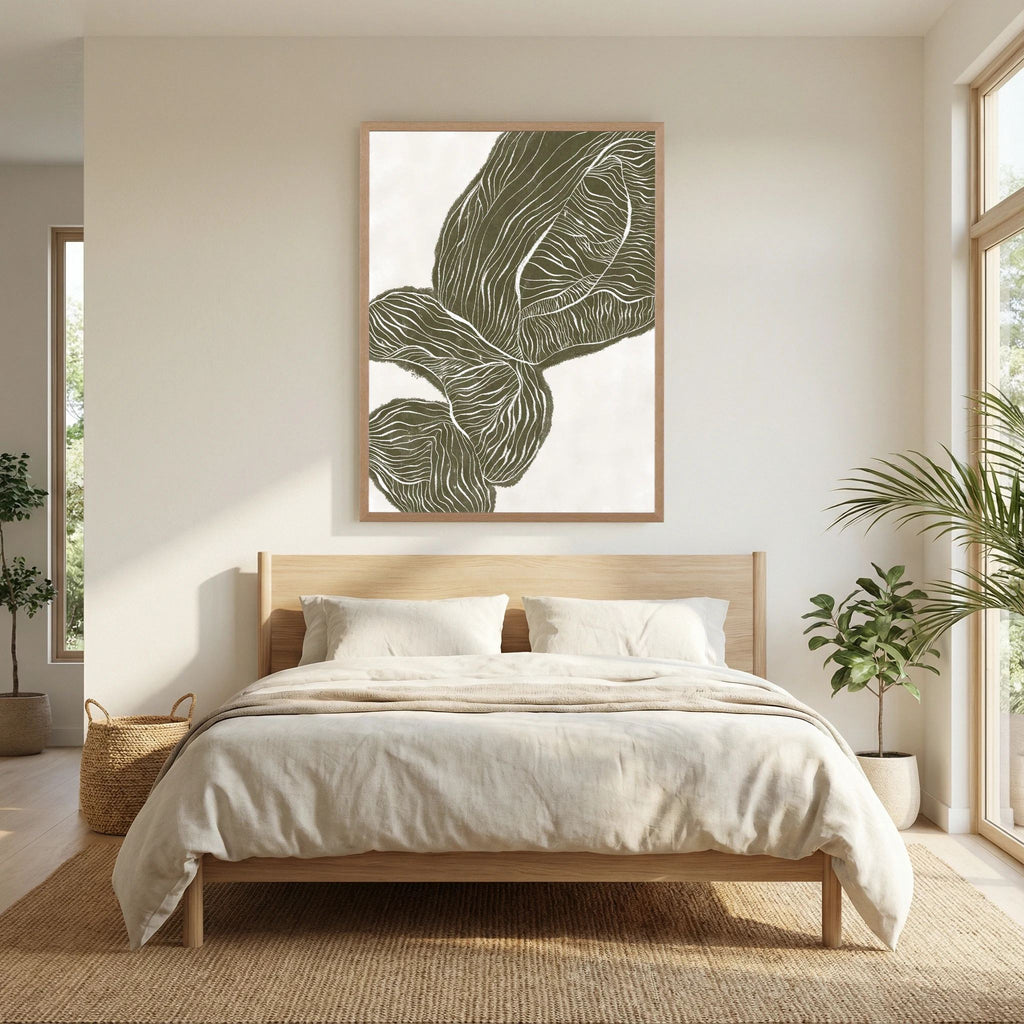 Abstract Olive Poster